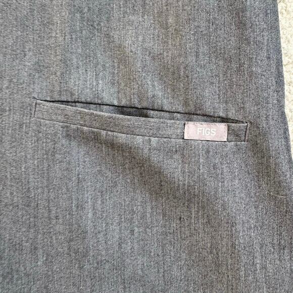 Figs Scrub Top Womens Gray Casma Three Pocket Technical Collection Size XL - Picture 3 of 6